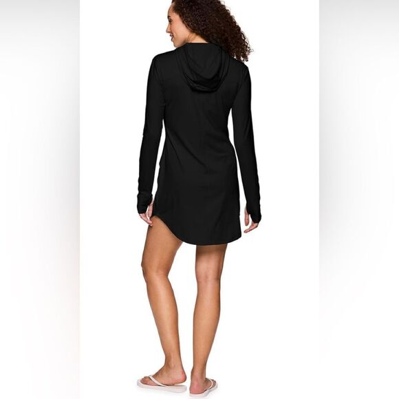 Avalanche Size Medium women's long sleeve UPF50 coverup sundress w/pockets - Picture 2 of 16